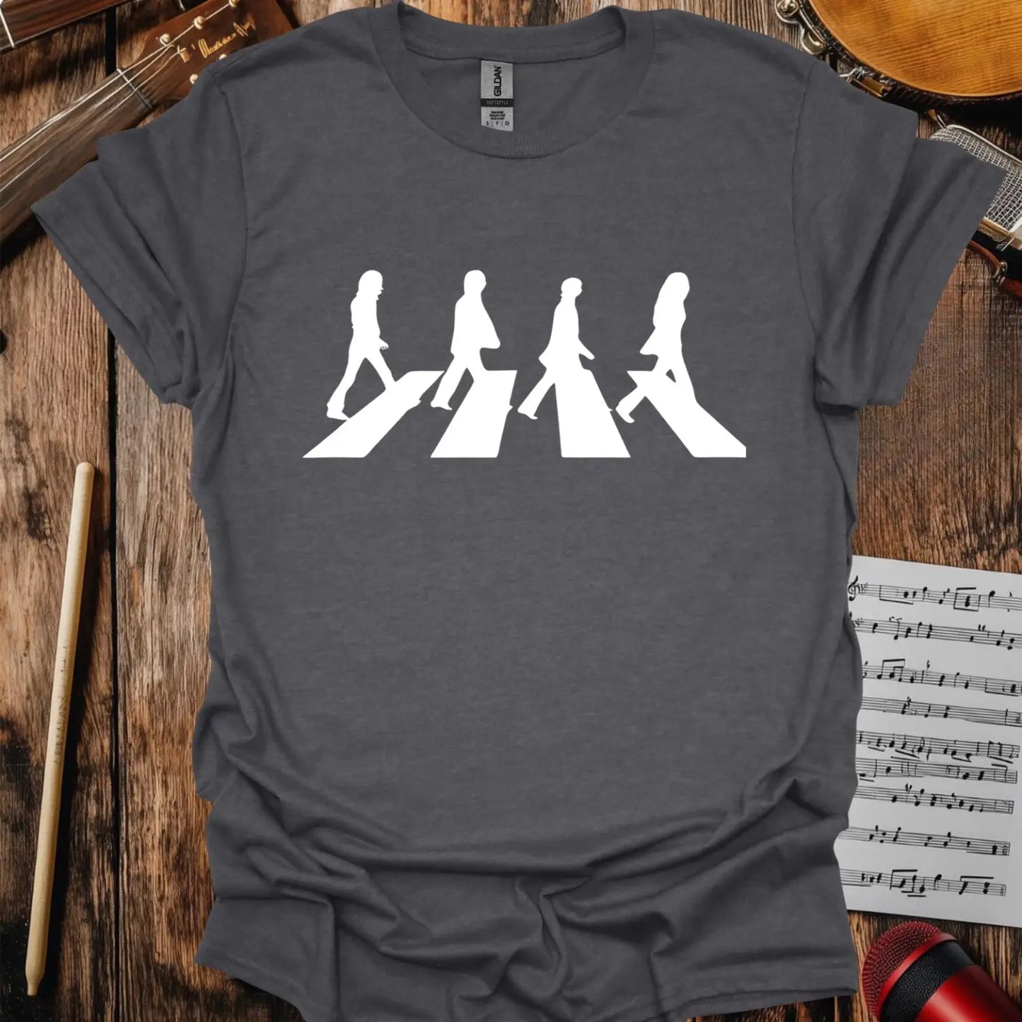 Abbey Road T-shirt - S / Dark Heather Grey - T-Shirt