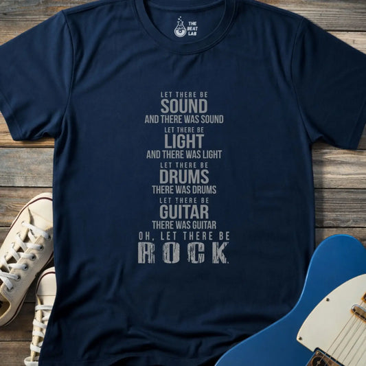 AC/DC Let There Be T-shirt - Navy / S - T-Shirt