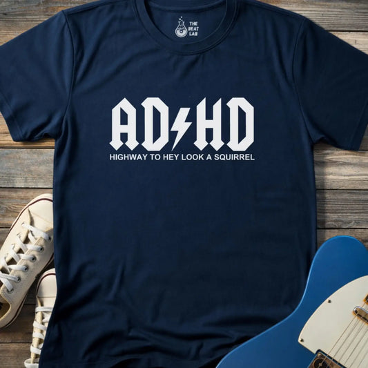 ADHD T-shirt - Navy / S - T-Shirt