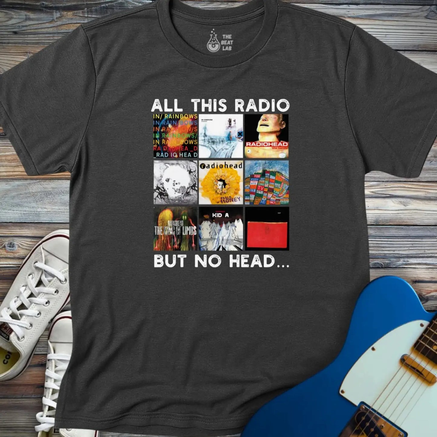 All This Radio T-shirt - Dark Heather Grey / S - T-Shirt