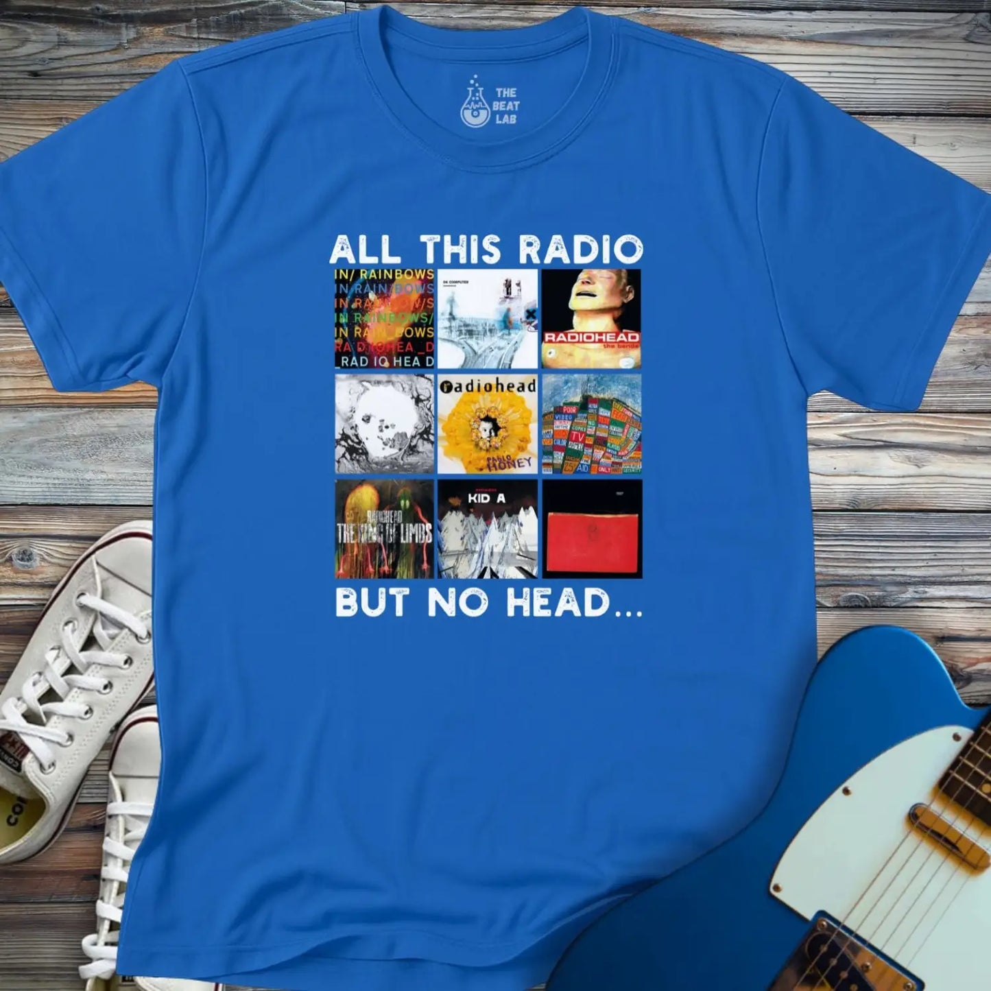All This Radio T-shirt - Royal / S - T-Shirt