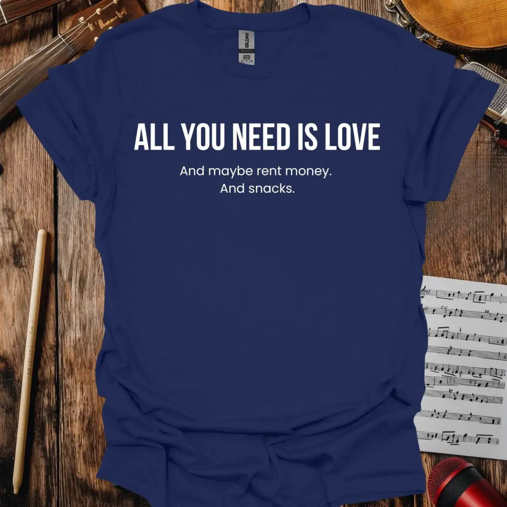 All You Need Is Love T-shirt Navy