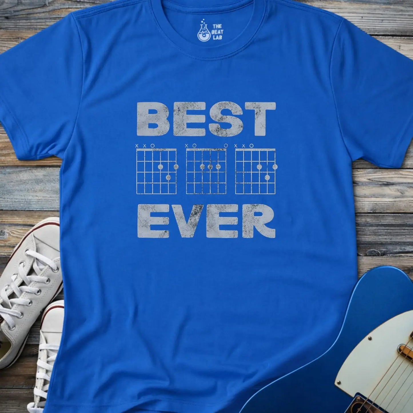 Best Dad Ever (II) T-shirt - Royal / S - T-Shirt