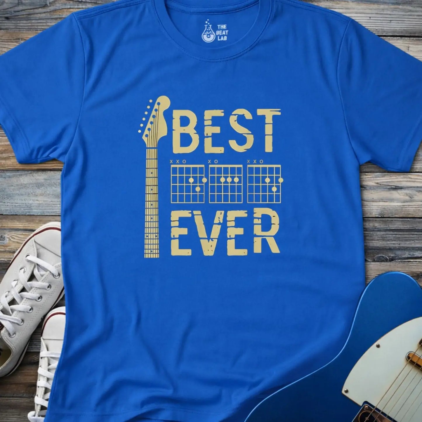 Best Dad Ever T-shirt - Royal / S - T-Shirt