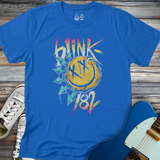 Blink 182 Graffiti T-shirt - Royal / S - T-Shirt