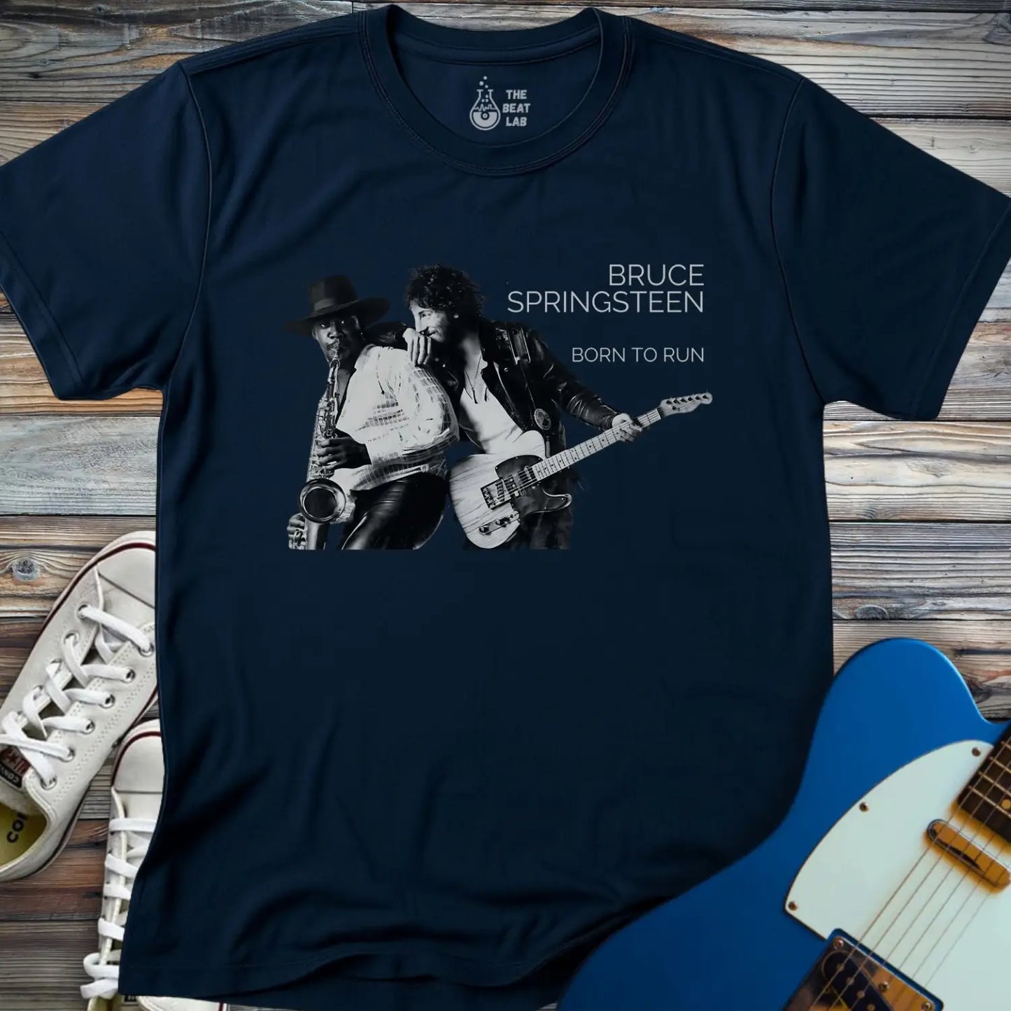 Born to Run T-shirt - Navy / S - T-Shirt
