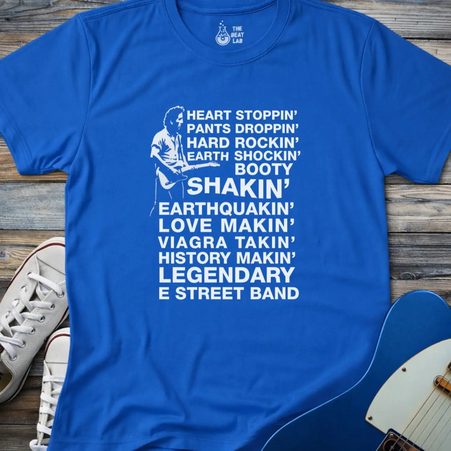 E Street Band (I) T-shirt - Royal / S - T-Shirt