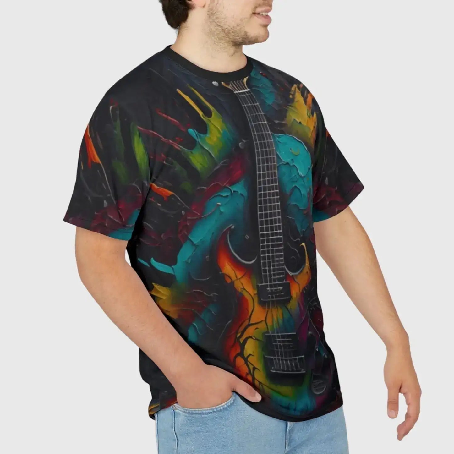 Electric Guitar Splash T-Shirt