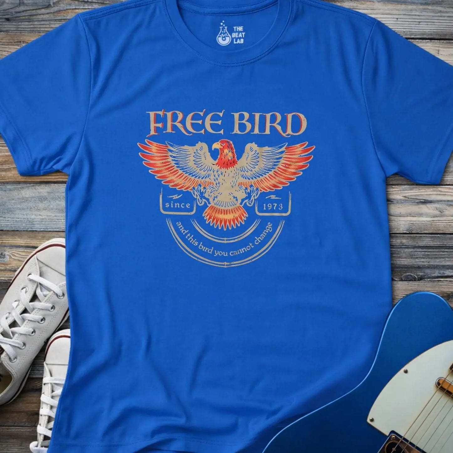 Free Bird T-shirt - Royal / S - T-Shirt