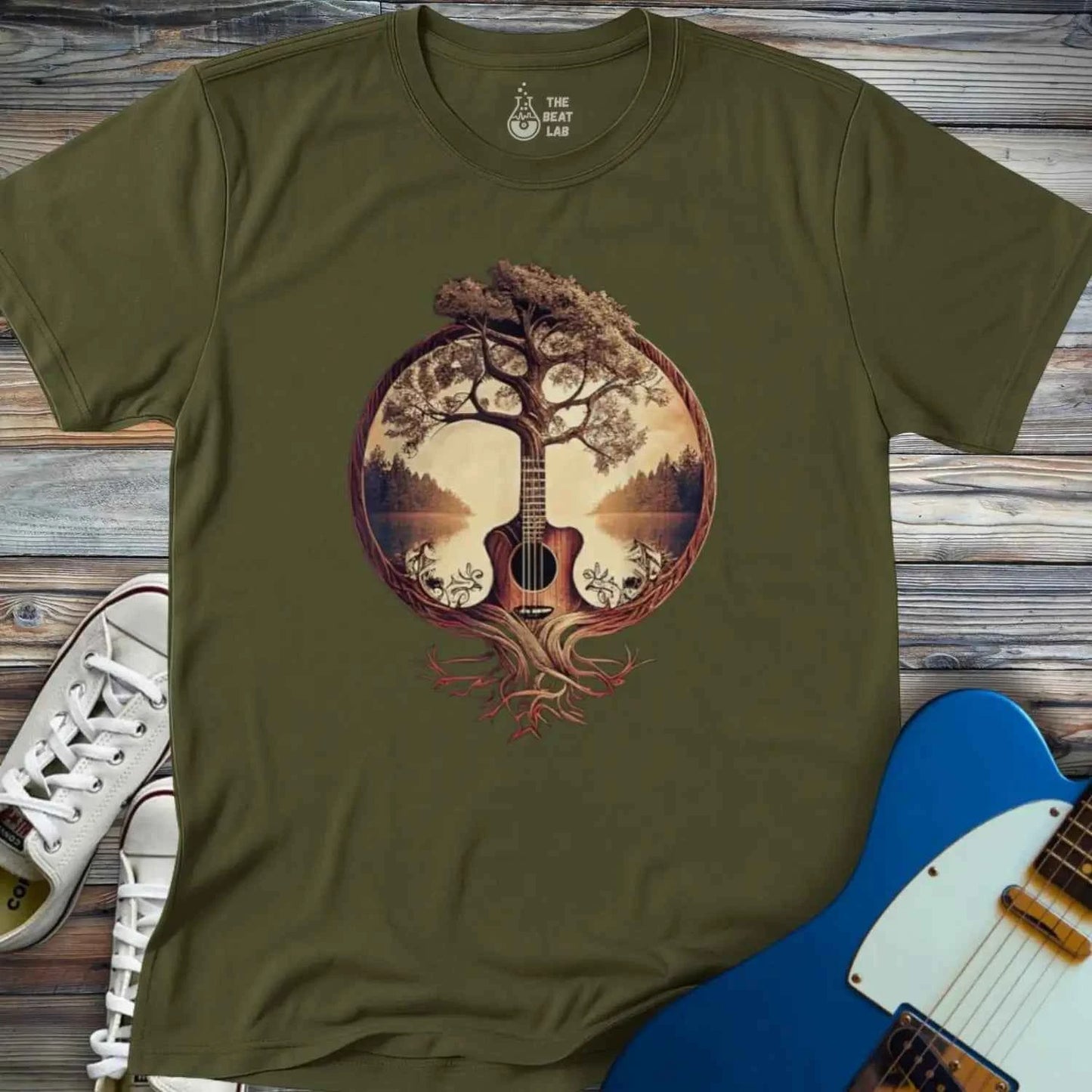 Guitar Tree of Life T-shirt