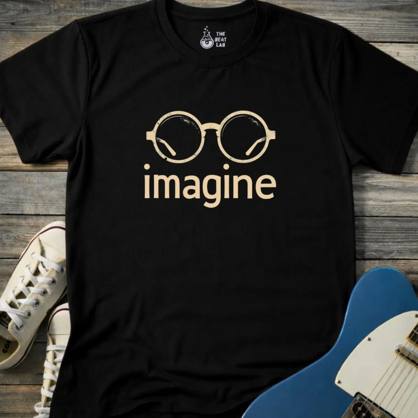Imagine (II) T-shirt - Black / S - T-Shirt