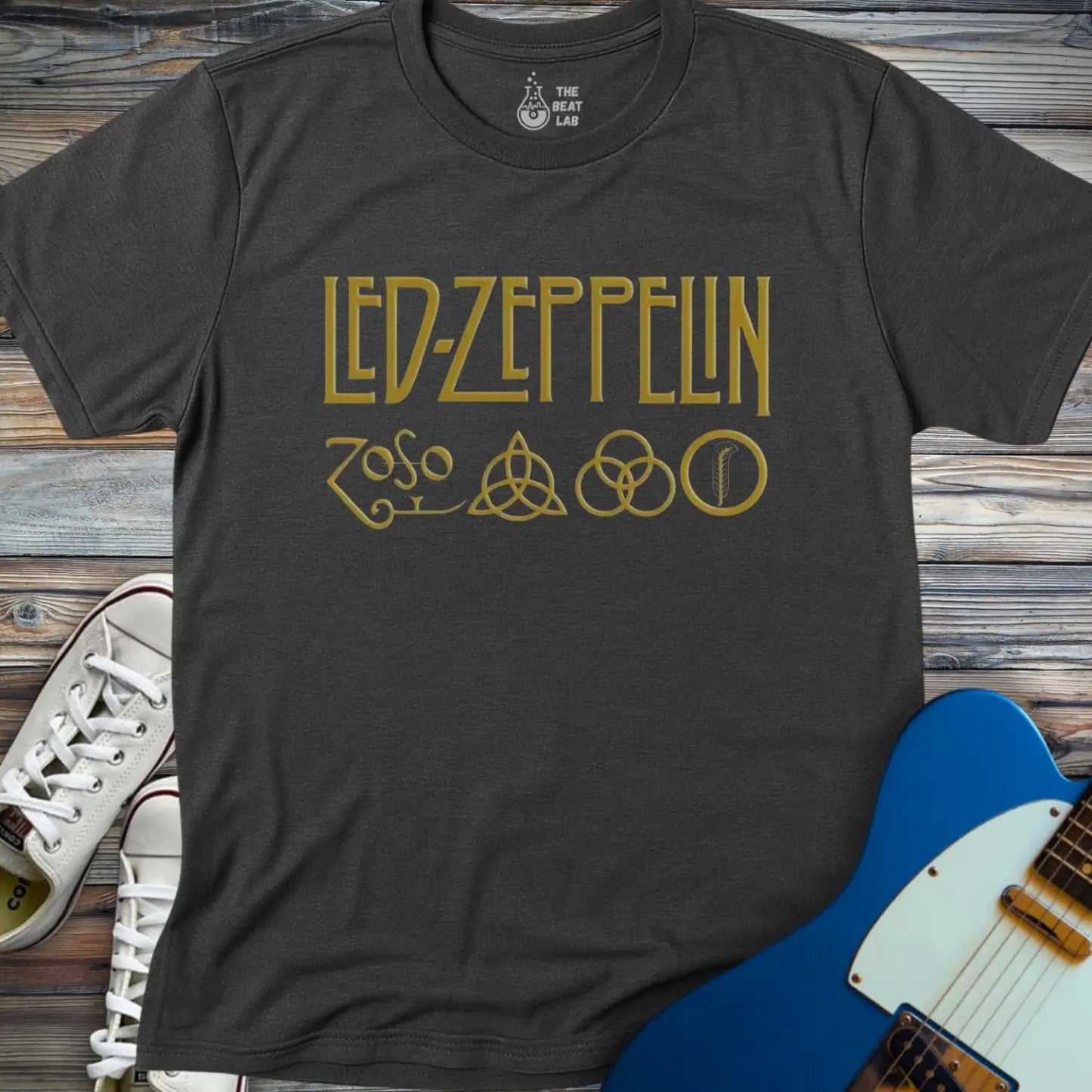 Led Zeppelin T-shirt - Dark Heather Grey / S - T-Shirt