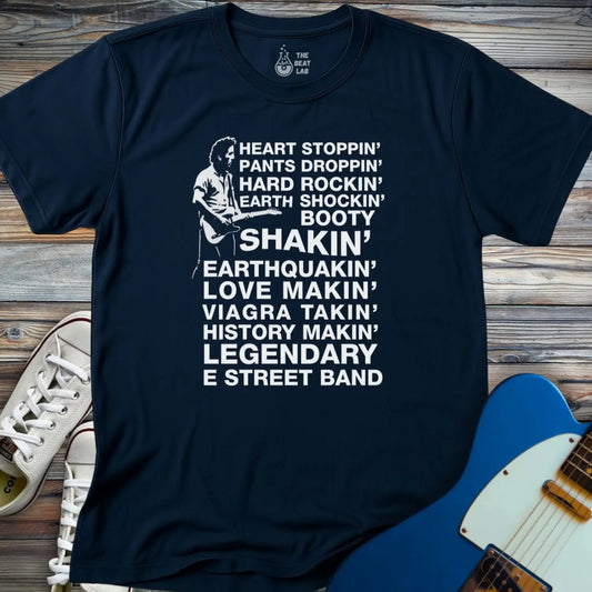 Legendary E Street Band (I) T-shirt - Navy / S - T-Shirt