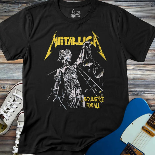 Metallica Justice For All T-shirt - Black / S - T-Shirt