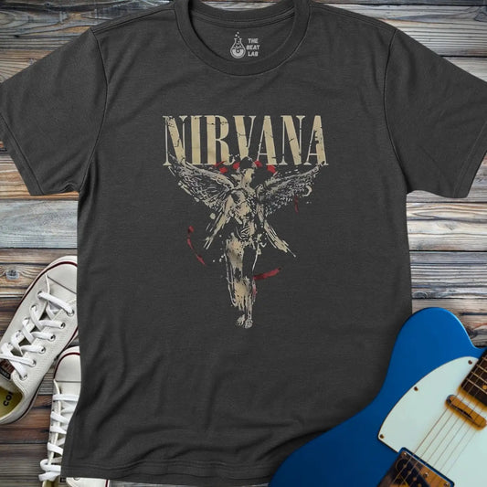 Nirvana (II) T-shirt - Dark Heather Grey / S - T-Shirt