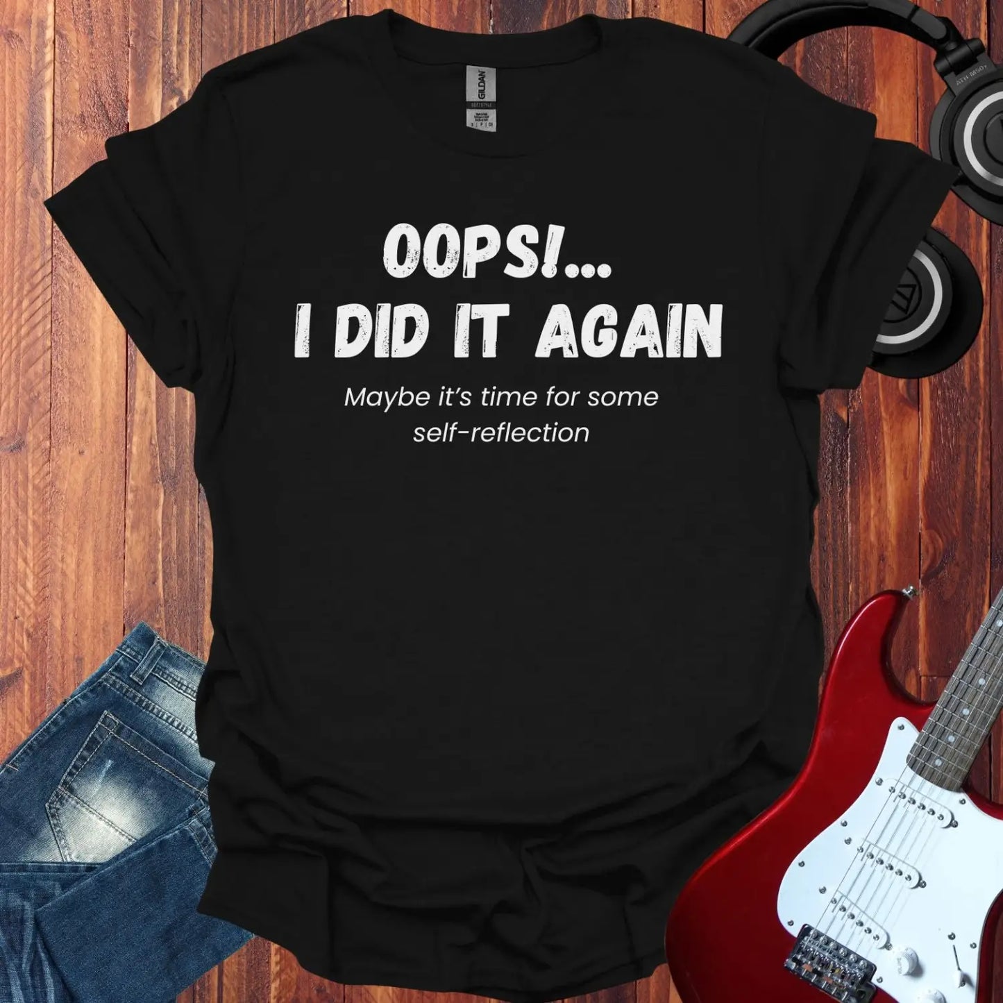 Oops I did It Again T-shirt Black