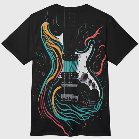Psychedelic Electric Guitar T-Shirt