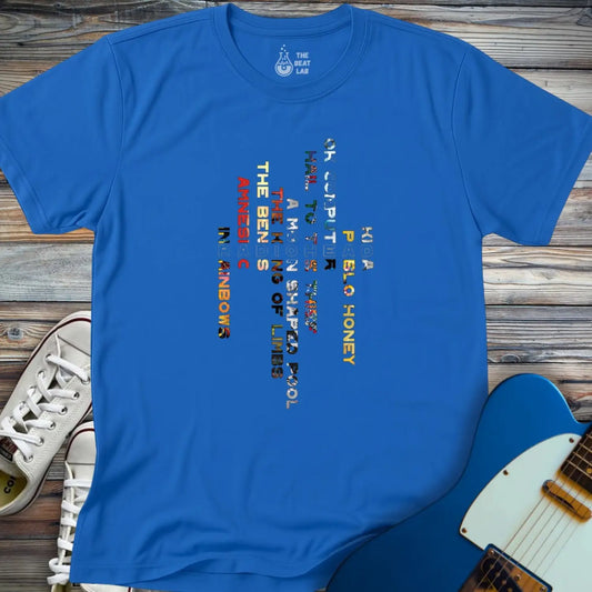 Radiohead Albums T-shirt - Royal / S - T-Shirt