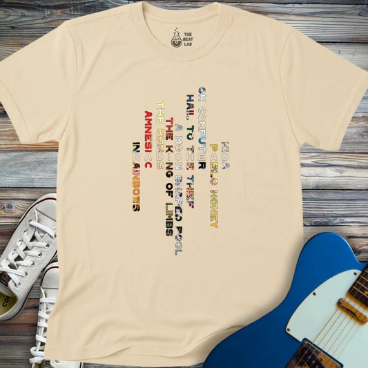 Radiohead Albums T-shirt - Sand / S - T-Shirt