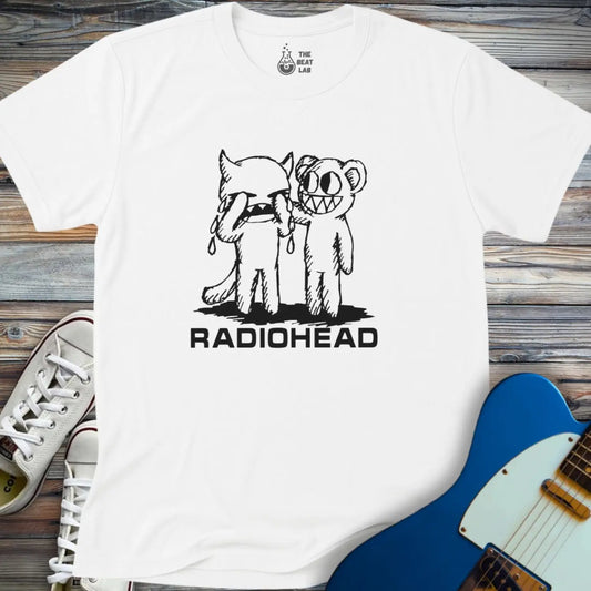 Radiohead Artwork T-shirt - White / S - T-Shirt
