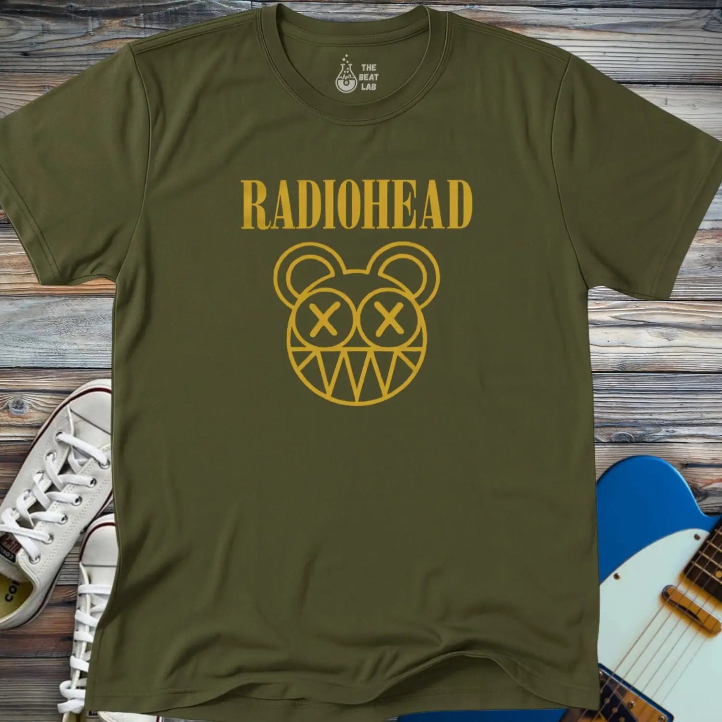 Radiohead Band (I) T-shirt - Military Green / S - T-Shirt