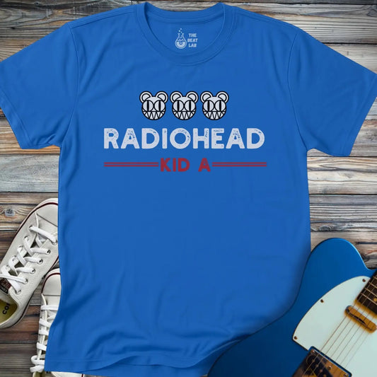 Radiohead Kid A (II) T-shirt - Royal / S - T-Shirt