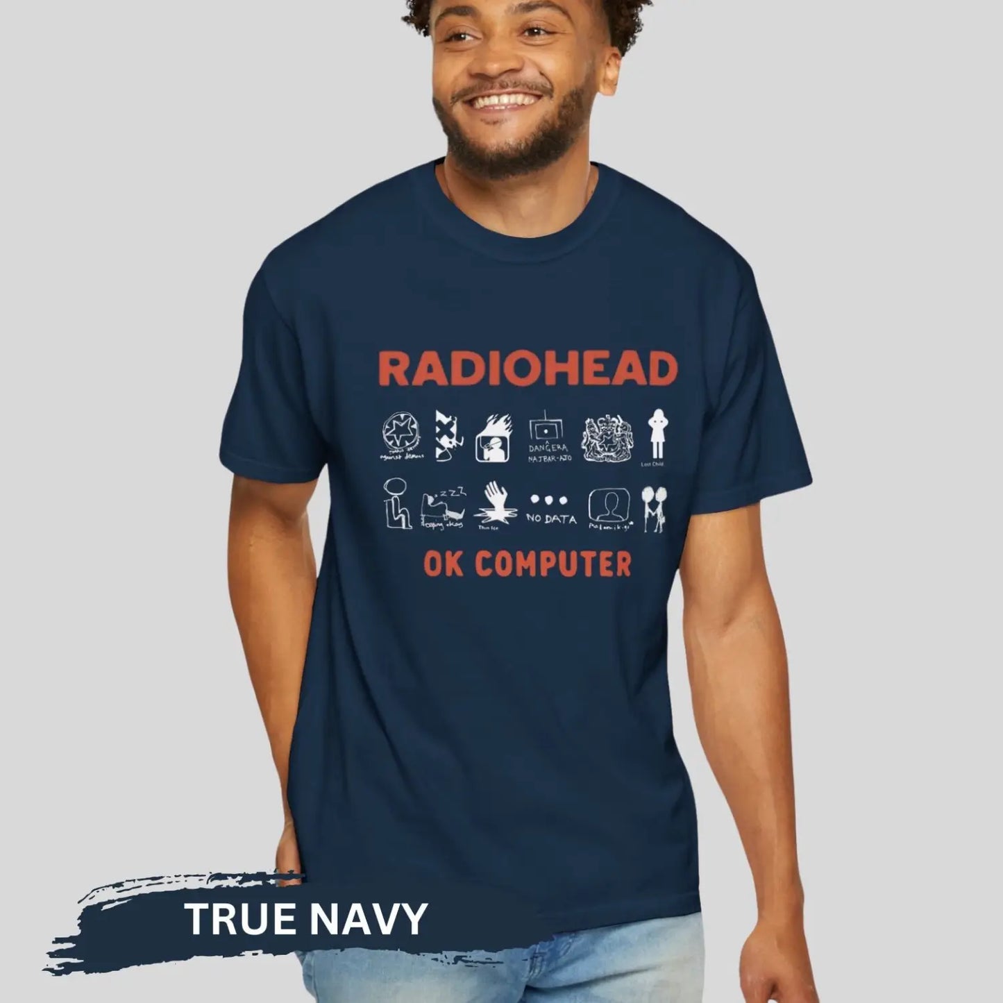 Radiohead Ok Computer Comfort Colors T-shirt - T-Shirt
