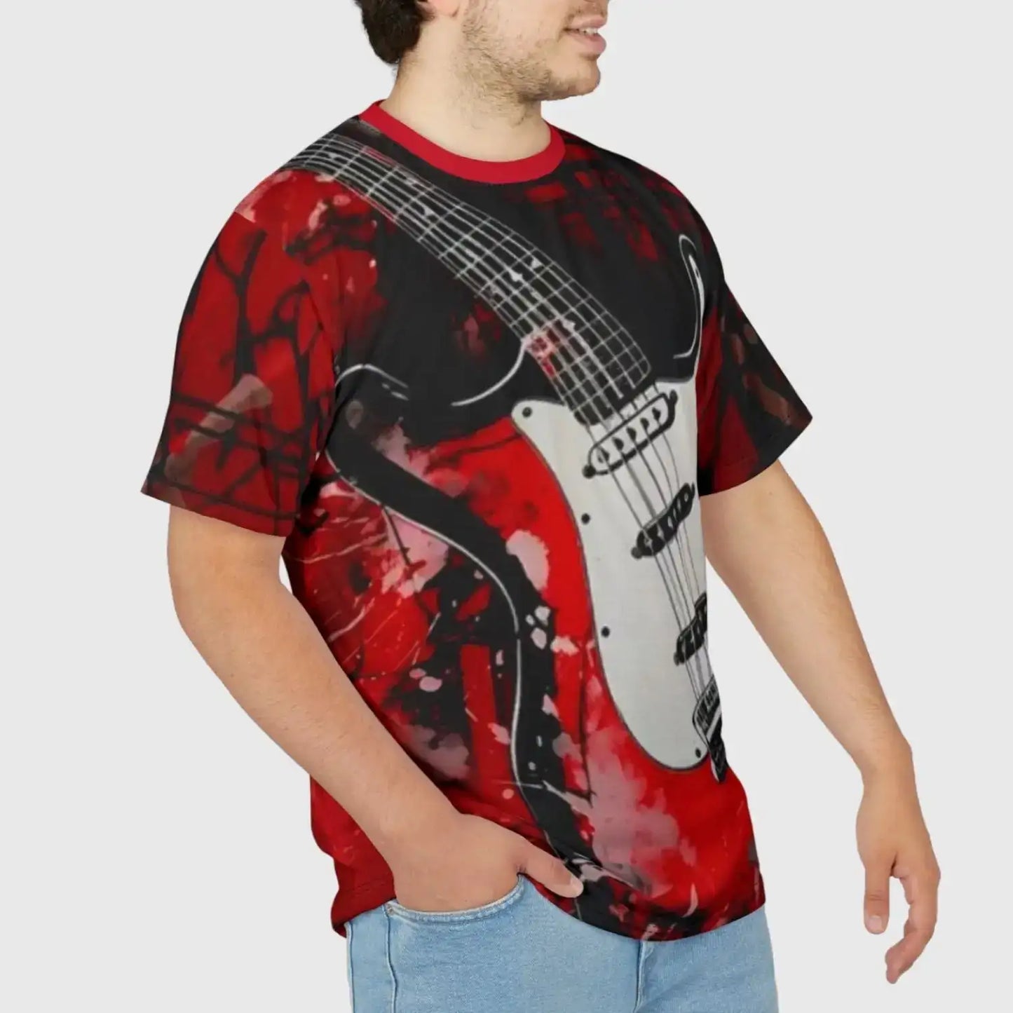 Red Electric Guitar T-Shirt