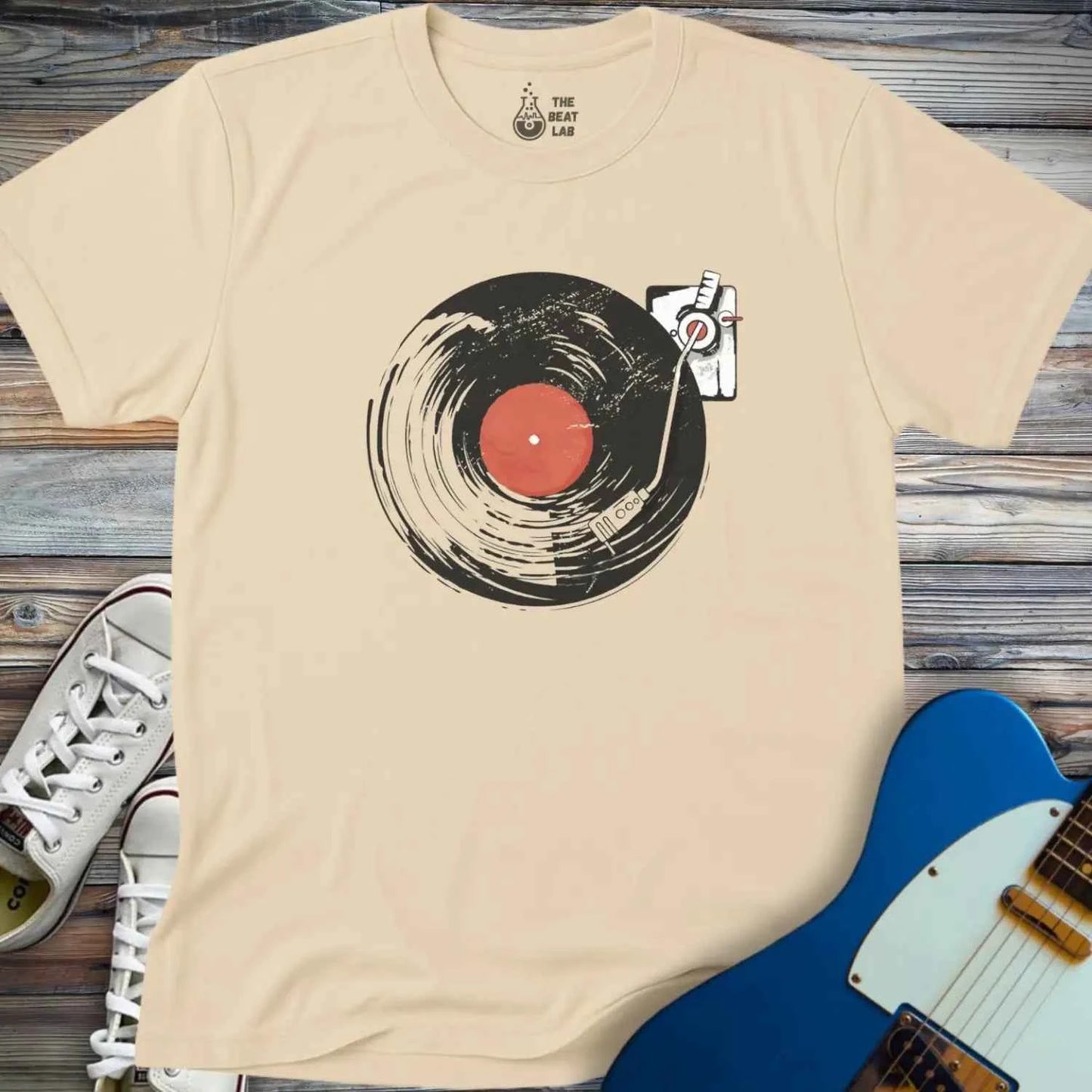 Retro Vinyl Record Player T-shirt