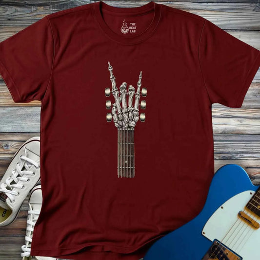 Rock on Skeletal Guitar T-shirt