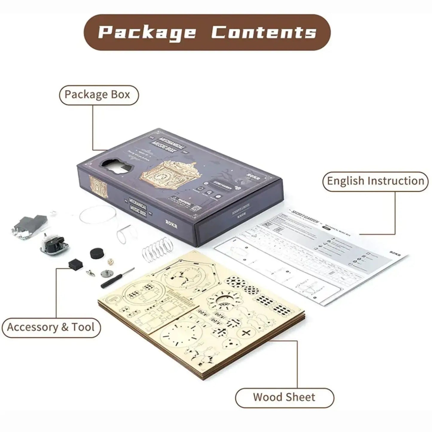 Secret Garden Music Box Puzzle