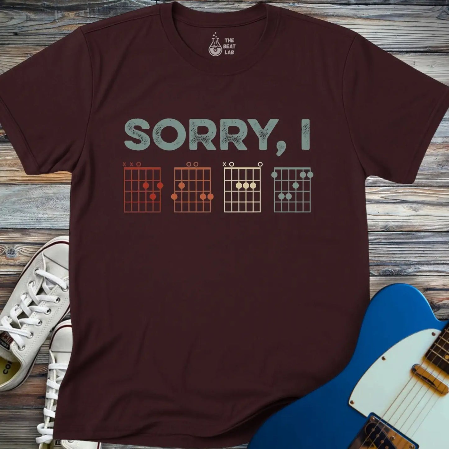 Sorry I DGAF (II) T-shirt - Dark Chocolate / S - T-Shirt