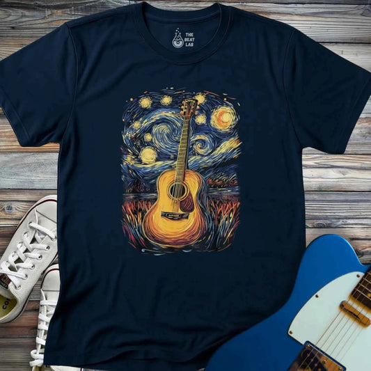 Starry Night Guitar T-shirt
