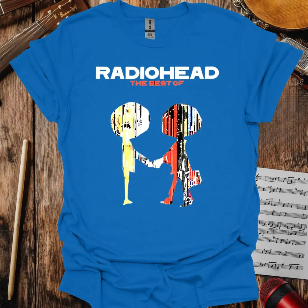 The Best of Radiohead T-shirt - S / Royal - T-Shirt