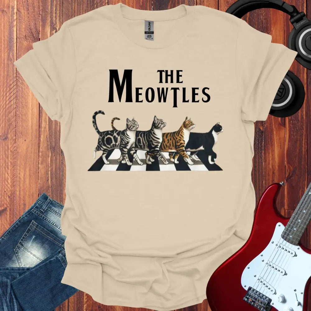 The Meowtles T-shirt Sand