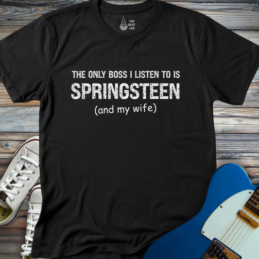 The Only Boss I listen (II) T-shirt - Black / S - T-Shirt