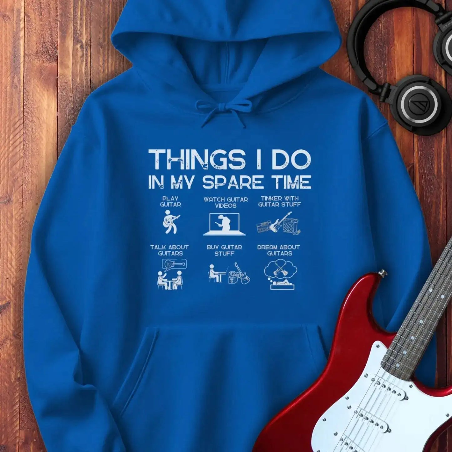 Things I do Hoodie Royal