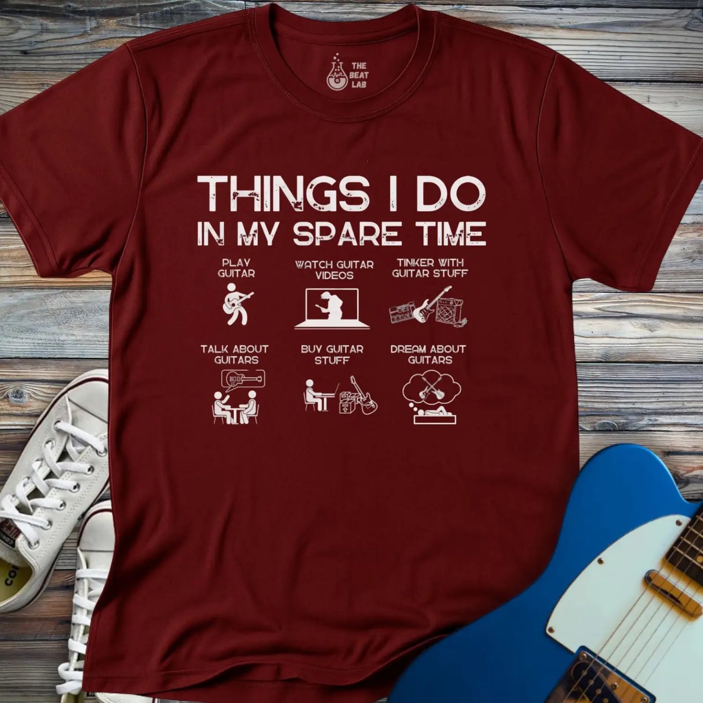 Things I Do T-shirt - Maroon / S - T-Shirt