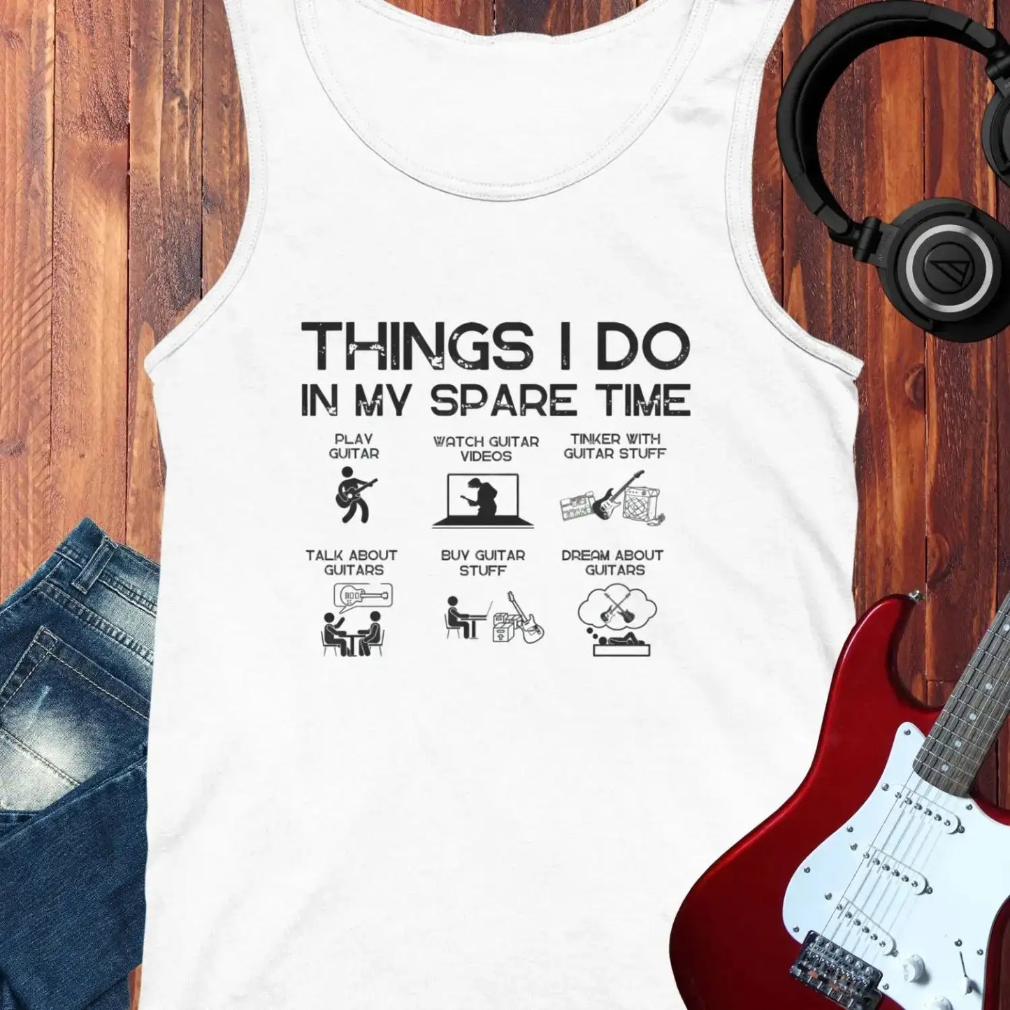 Things I Do Tank Top White