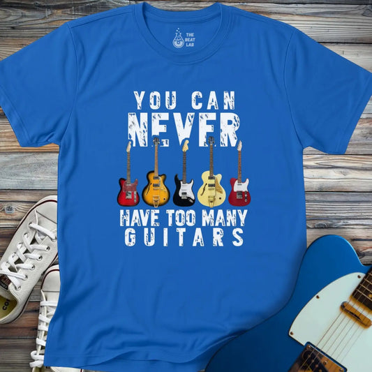 Too Many Guitars T-shirt - T-Shirt