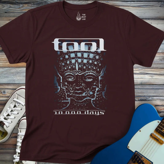 Tool 10 000 Days T-shirt - Dark Chocolate / S - T-Shirt