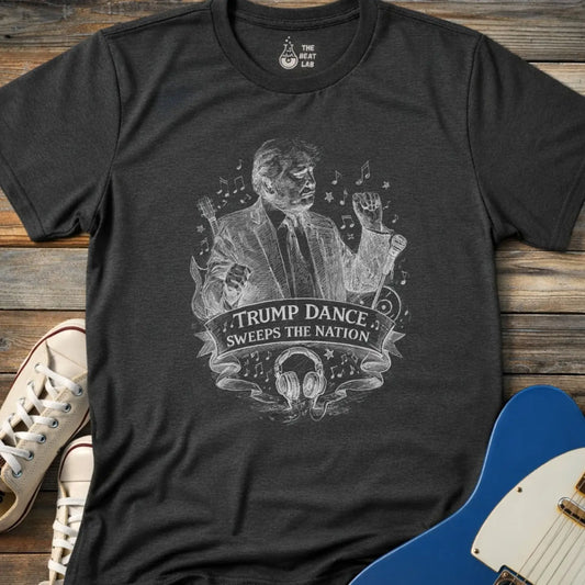 Trump Dance T-shirt - Dark Heather Grey / S - T-Shirt