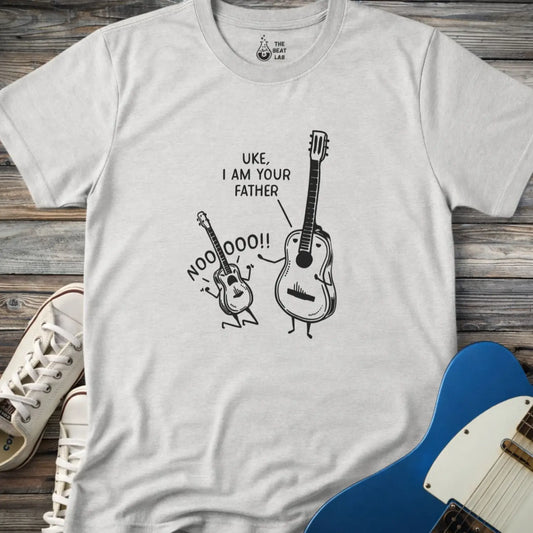Uke I am Your Father (I) T-shirt - Sport Grey / S - T-Shirt