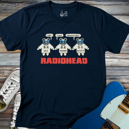 Um Like Whatever T-shirt - Navy / S - T-Shirt