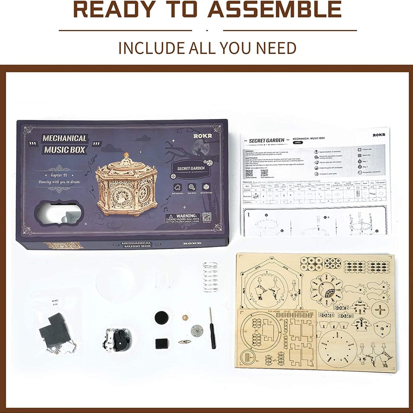 Secret Garden Music Box Puzzle