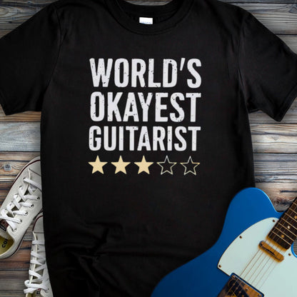 World's Okayest Guitarist T-shirt