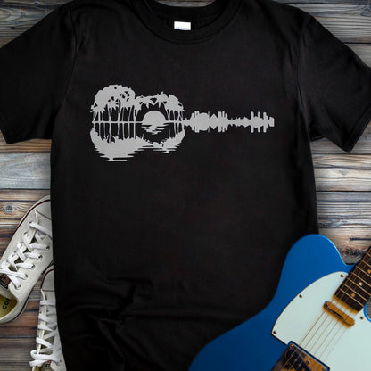 Guitar Island Paradise T-shirt
