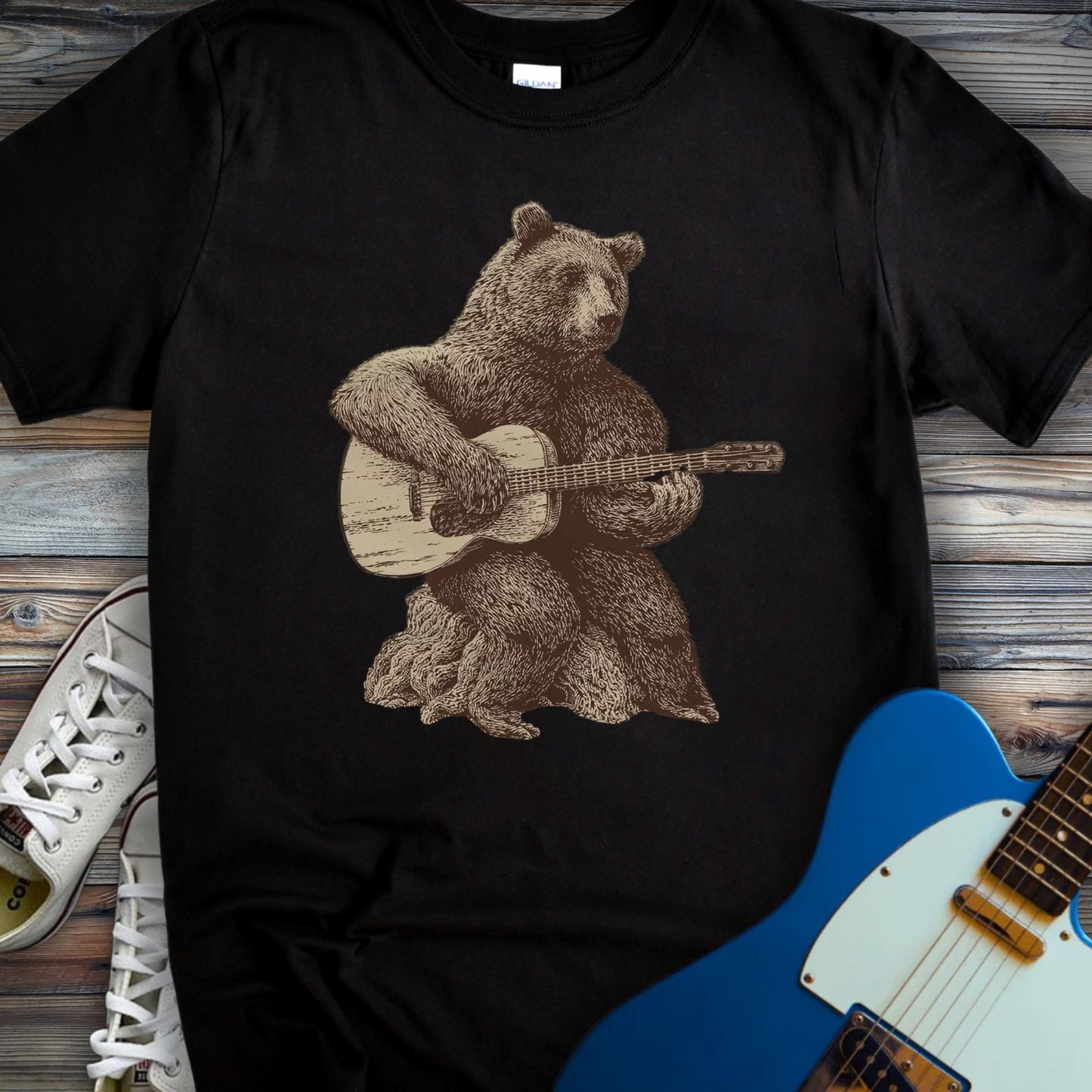 Guitar Bear T-shirt