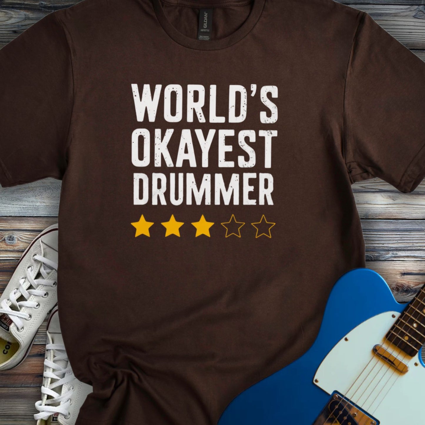 World’s Okayest Drummer T-shirt