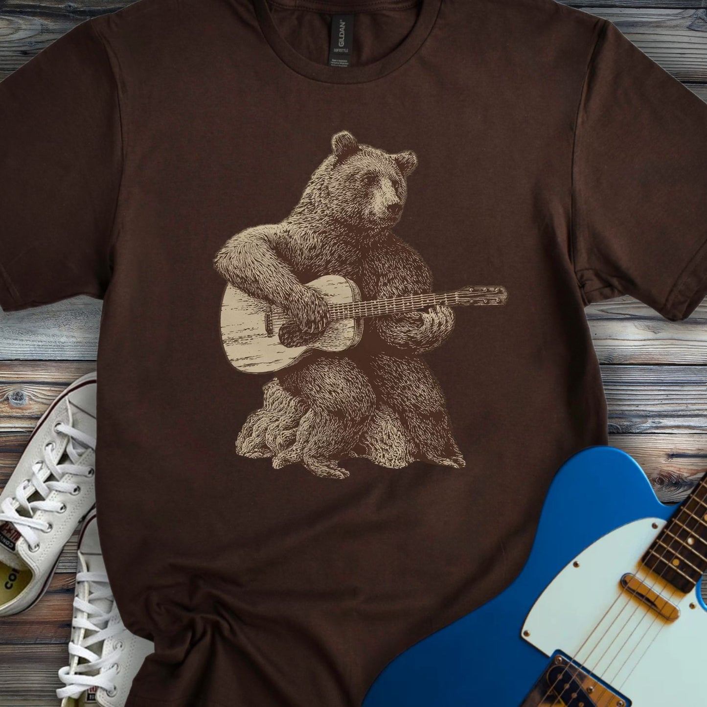 Guitar Bear T-shirt